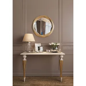Hardwood reeded dining table support in interior design
